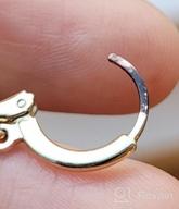 img 1 attached to 🌟 Huggie Dangle Hoop Earrings, 14K Gold Plated with Cross, Moon, Star, Shell, Hollow Heart, Evil Eye, Lightning, Drop, and Butterfly Details - Handmade Jewelry Gift for Women and Teen Girls review by Simon Nugroho