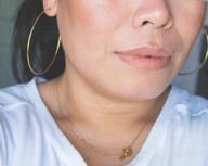img 1 attached to Stylish Trio: 14K Gold, Rose Gold And Silver Large Hoops Set For Women & Girls review by James Fisher