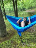 img 1 attached to Ultimate Comfort & Convenience: AnorTrek Super Lightweight Camping Hammock With Tree Straps review by Justin Munajj