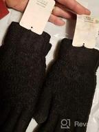 img 1 attached to Warm Up This Winter With Women'S Touch Screen Thermal Gloves - Cable Knit, Wool & Fleece Lined For Extreme Cold Weather review by Troy Larson
