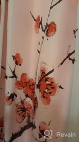 img 6 attached to Transform Your Bathroom With LIVILAN'S Chic Cherry Blossom Shower Curtain Set