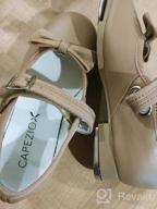 img 1 attached to Capezio Girls 3800 Mary Jane Tap Shoe in Caramel - Size 11.5 M Toddlers review by Tonya Connors