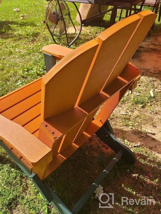 img 1 attached to Relax In Style With The SERWALL Oversized Folding Adirondack Chair - Perfect For Your Outdoor Living Space! review by Falcons Berry