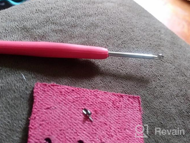 img 1 attached to Ergonomic Lace Crochet Hook Set For Fine Thread Crafts - 10 Small Hooks (0.5~2.75Mm) review by Atheendra Wroblewski