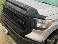 img 1 attached to Matte Black Aeroskin Hood Protector For 2014-2021 Toyota Tundra | AVS 377094 review by Julio Fernandez