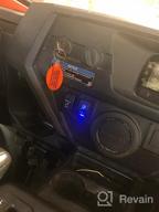 img 1 attached to 20A 12V 5Pin Cllena LED Light BAR Rocker Switch ON-Off Blue review by Sean House