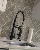 img 1 attached to Brushed Gold Kitchen Faucet With Pull Down Sprayer And Pot Filler - GICASA Heavy Duty Single Handle Faucet Made Of Solid Brass For Commercial And Home Kitchens review by Bryan Maignan