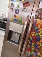img 1 attached to Gamenote Magnetic Letters And Numbers - Plastic Alphabet ABC 123 Magnets Refrigerator Uppercase Lowercase Letters Numbers & Math Symbols For Toddlers Kids (78 PCS) review by Isabel House