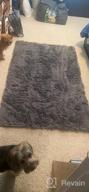 img 1 attached to Stylish And Soft Ophanie Washable Grey Shaggy Rug For Modern Home - Perfect For Bedroom, Living Room, And Nursery Décor review by Yung Kitamura