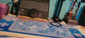 img 5 attached to Large Non-Slip GeekShare Cute Shark Mouse Pad - Perfect For Gaming, Writing Or Home Office Work