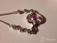 img 1 attached to Sterling Silver Birthstone Bracelet – Perfect Anniversary Jewelry for Girls review by Chris Sweeton