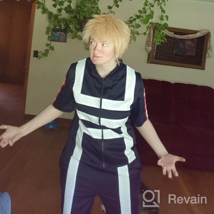 img 1 attached to CR ROLECOS UA Training Uniform Deku Cosplay PE Outfit - BNHA MHA Gym Uniform review by Srinivasan Bennett