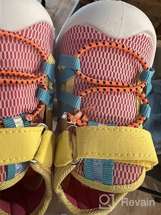 img 1 attached to Stylish and Comfortable Robeez Remi Water Shoes - Perfect for Active Girls (18-24 Months) review by Angelia Marler