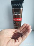 img 2 attached to John Frieda Brilliant Brunette Colour Protection Moisturizing Shampoo for Color Protection, 250 ml review by Anastazja Olejnik ᠌