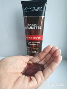 img 5 attached to John Frieda Brilliant Brunette Colour Protection Moisturizing Shampoo for Color Protection, 250 ml