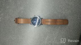 img 6 attached to Стильные часы Motorola Moto 360 с черным кожаным ремешком - оставайтесь на связи с элегантностью