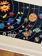 img 1 attached to Get Ready To Blast Off With WATINC'S 44-Piece Outer Space Felt Story Board Set: Explore The Solar System, Meet Aliens, And Tell Your Own Galactic Adventure! review by Emma Santos