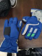 img 1 attached to 🧤 Warm & Waterproof Winter Gloves: Fleece Boys' Accessories for Cold Weather Protection review by Bill Roberts