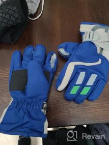 img 6 attached to 🧤 Warm & Waterproof Winter Gloves: Fleece Boys' Accessories for Cold Weather Protection