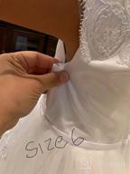img 1 attached to ABAO SISTER Elegant Satin Lace Fancy Flower Girl Dress, Perfect for Pageant and Ball Gown Events (Size 2, Ivory) review by Walt Smirnoff
