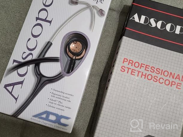 img 1 attached to Black ADC Adscope 603BK: Premium Stainless Steel Clinician Stethoscope With Tunable AFD Technology And Improved SEO, Product Code 3001697 review by Ben Daugherty