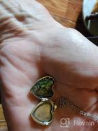 картинка 1 прикреплена к отзыву Настраиваемое винтажное колье-медальон с фотографией: персонализированный медальон в форме сердца "Древо жизни" от SOULMEET, стерлинговое серебро, вмещает 2 фотографии, уникальный памятный подарок для исцеления, любая настройка фотографий от Mike Rogers