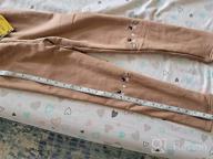 img 1 attached to 🧣 IRelIA Winter Cotton Fleece Leggings for Girls: Ideal Girls' Clothing and Leggings for Warmth review by Kat Hernandez