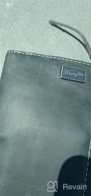 img 1 attached to Wrangler Leather Wallet Double Stitch Men's Accessories in Wallets, Card Cases & Money Organizers review by Ken Vargas