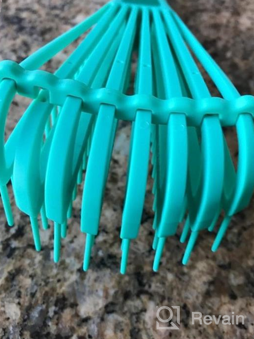 img 1 attached to 👩 BESTOOL Detangling Brush for Curly Hair - Fast & Easy Detangling for Natural Black Hair, Afro 3/4abc Texture, Wet or Dry Hair with No Pain (Blue) review by Andy Syla