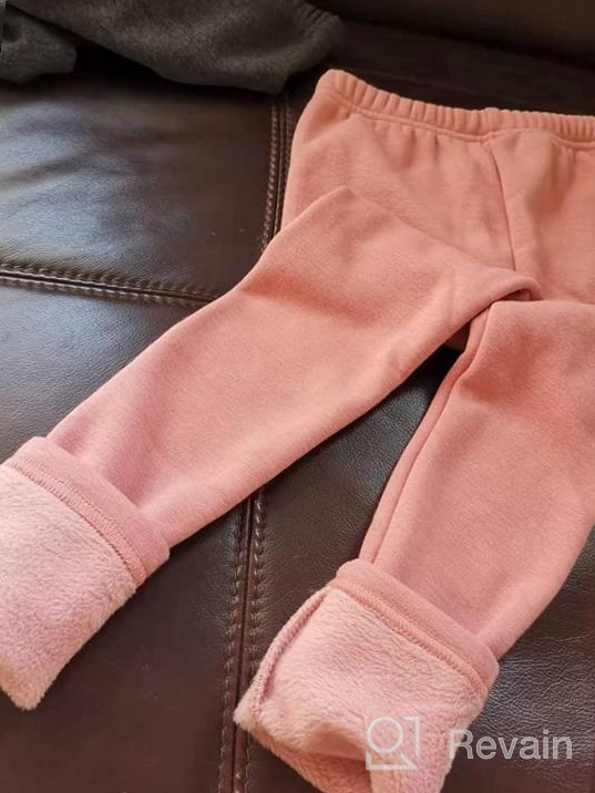 img 1 attached to BYONEME Coffee Leggings Toddler Uniform Girls' Clothing and Leggings review by Buffy Nystrom