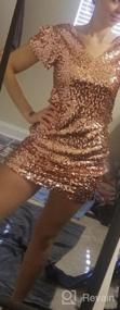 img 6 attached to Sparkle On The Dance Floor With Anna-Kaci'S Short Sleeve Sequin Bodycon Dress For Women