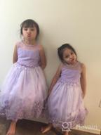 img 1 attached to Weileenice Rhinestone Christmas 👸 Princess Ballgown Dresses for Girls' Clothing review by Chris Lapan