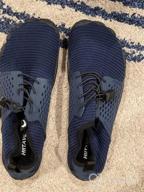 img 1 attached to Quick-Dry Water Shoes For Men And Women - Non-Slip, Breathable, And Perfect For Beach, River Swim, Pool, Hiking - HIITAVE Aqua Shoes review by Joshua Flame