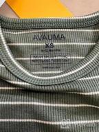 img 1 attached to Stylish Stripe Pattern Toddler Pajama Set For Daily Wear - AVAUMA Snug Fit Ribbed Sleepwear For Boys And Girls review by Carrie Robinson