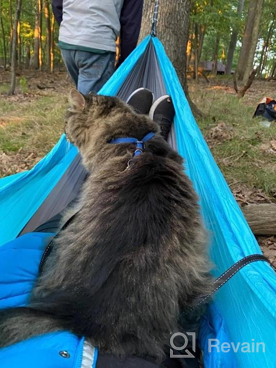 img 1 attached to Ultra-Light Camping Hammock By AnorTrek With Tree Straps - Portable Parachute Nylon Hammock For Solo Or Double Use, Ideal For Hiking, Backpacking, And Travel review by Carl Mayes