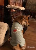 img 1 attached to Puppy Clothes: JIEYA Pet T-Shirt With Cute 'I Love My MOM' Print For Small Dogs review by Melissa Jones