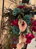 картинка 1 прикреплена к отзыву 20Pcs Lifelike Artificial Calla Lily Flowers Purple For DIY Bridal Bouquet Centerpieces - Veryhome Home Decor (Purple White) от Derek Faseworld
