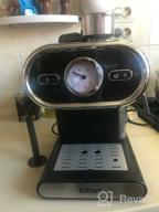 img 2 attached to Rozhkovy coffee maker Kitfort KT-702, black review by Dorota Dorota ᠌