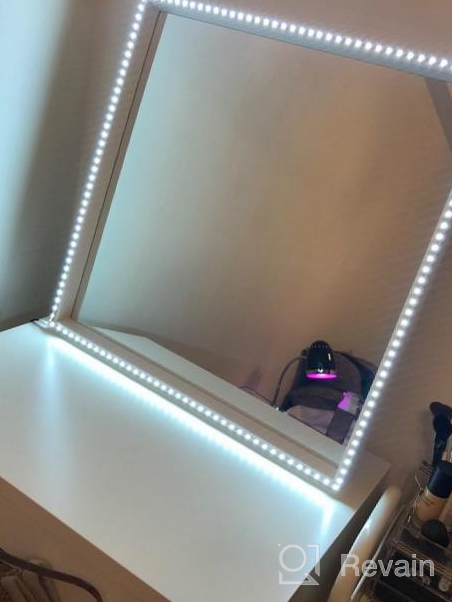 img 1 attached to 32.8Ft Dimmable LED Light Strip With 600 Daylight White LEDs And UL-Listed Power Supply review by Ryan Hart