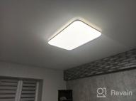 img 1 attached to 💡 Yeelight Halo Smart LED Ceiling Light Pro YLXD49YL: 100W, 93x63cm, White Armature & Shade Color review by Czeslawa Jaworska ᠌