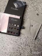 img 1 attached to Coodilor Mismatch Earrings Hypoallergenic Stainless review by Terry Looks