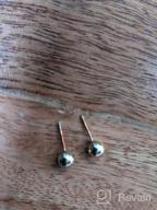 img 1 attached to 💎 Girls' Jewelry: Polished Screwback Earrings for Children's Piercings review by Ricky Snyder