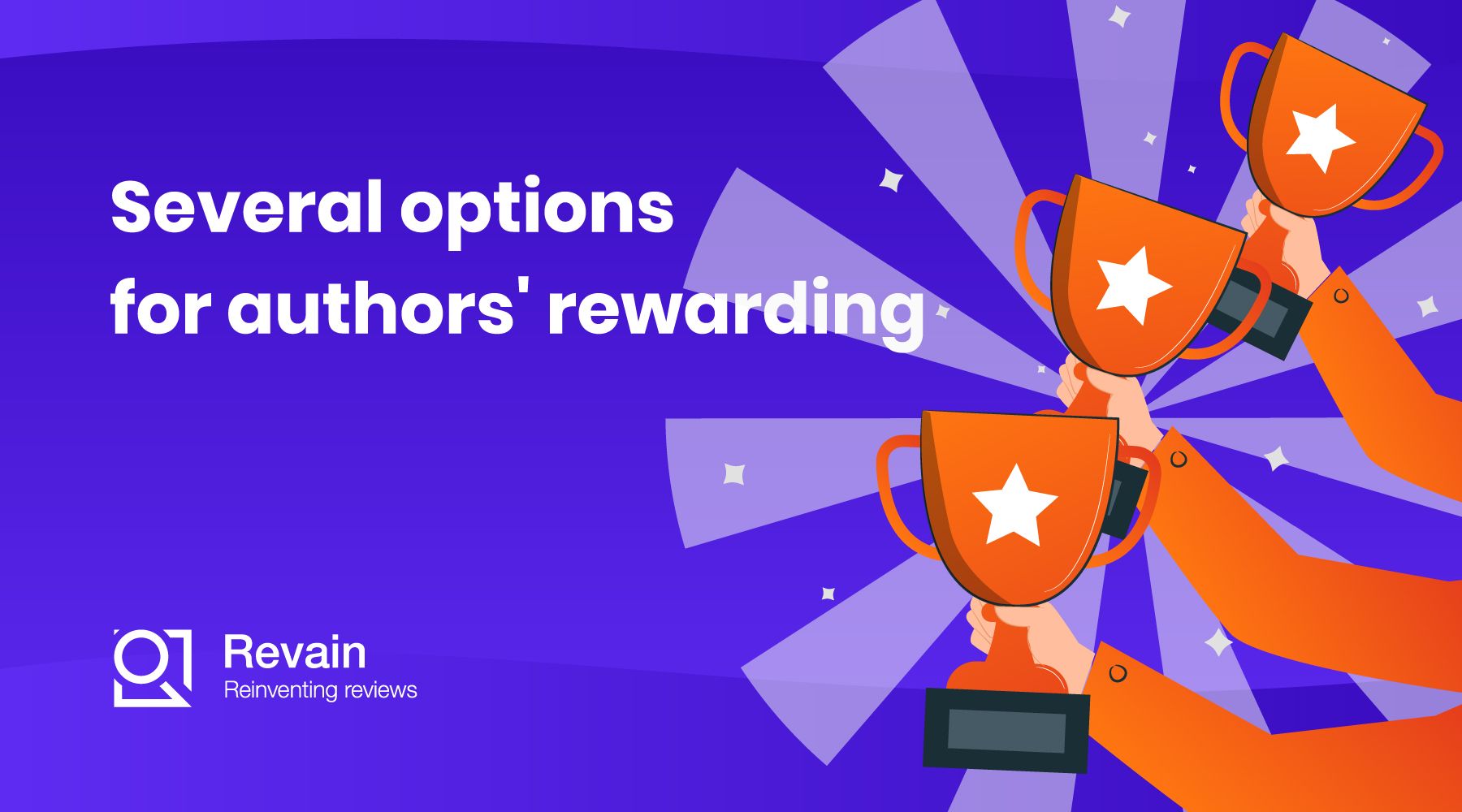 Several options for authors' rewarding