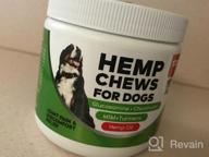 img 1 attached to Hemp Chews With Glucosamine For Dogs - Natural Hip & Joint Supplement With Hemp Oil, Turmeric, MSM, & Chondroitin - Supports Mobility - Made In USA With Bacon Flavor review by Juan Russell