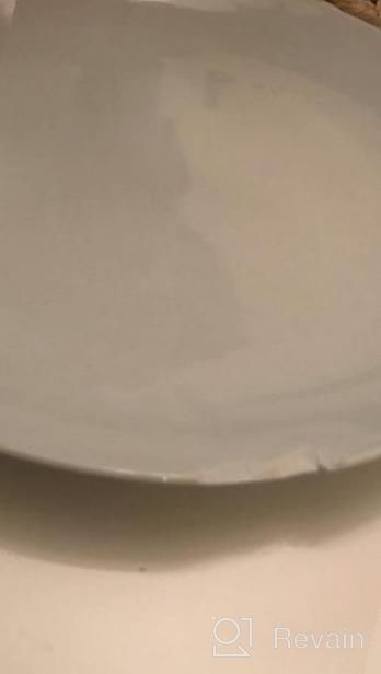 img 1 attached to 50-Piece MALACASA Square Porcelain Dinnerware Set For 6 - Plates, Bowls, Cups & More - Series Elisa review by Renee Warren