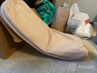 img 1 attached to Restorative Yoga Set: Tumaz Rectangular Bolster Pillow With Carry Handle & 8-Feet Strap + Machine Washable Cover review by David Boulanger