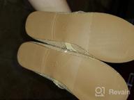 img 1 attached to Sparkling Elegance: SANDALUP Little Ballet Inlaid Rhinestone Girls' Flats review by Stacy Watkins