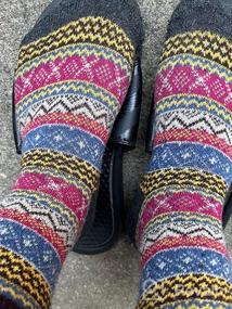 img 8 attached to ZMART Зимние теплые носки со старинной рисункой, Новогодние носки - набор из 5 пар для женщин и девочек