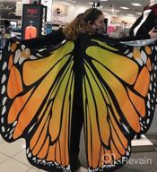 img 1 attached to Flying High With Butterfly Shawl: The Perfect Costume Accessory For Women review by Barber Miller