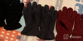 img 8 attached to 🧤 Cold Weather Activities Supplies: Boys' Fleece Fingerless Gloves for Outdoor Fun